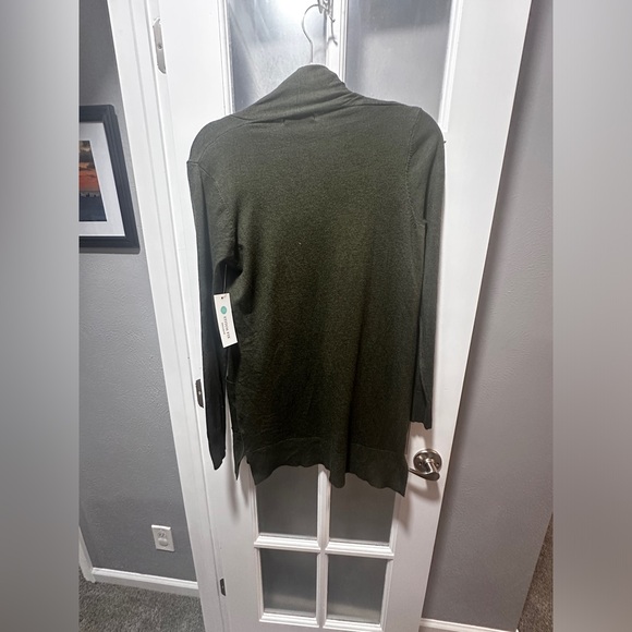 NWT Pink Clover Green Cardigan - Picture 4 of 5